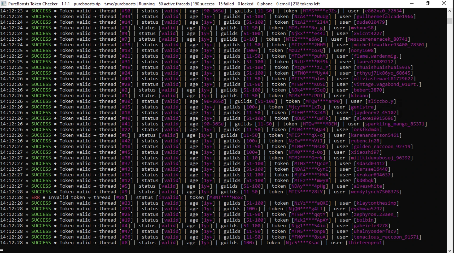 Token Checker